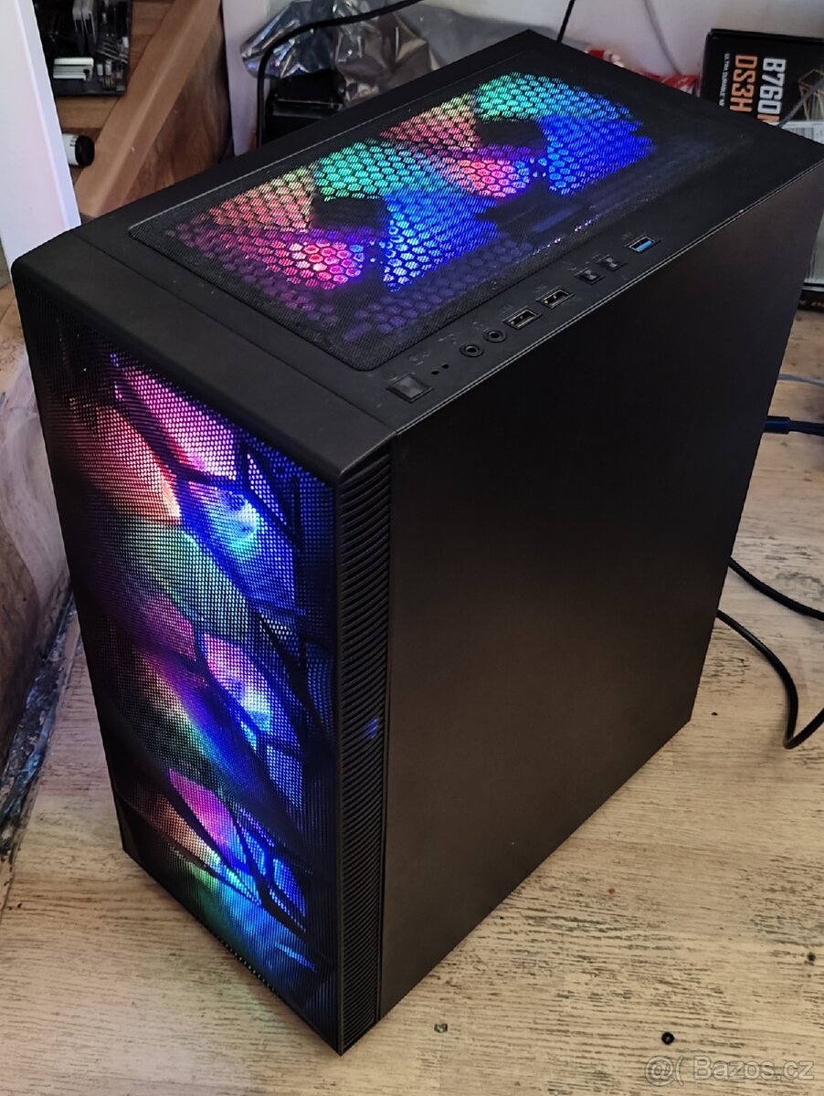 Herní počítač, AMD R7 5700x3d, RTX 4060, 32gb ram - 4