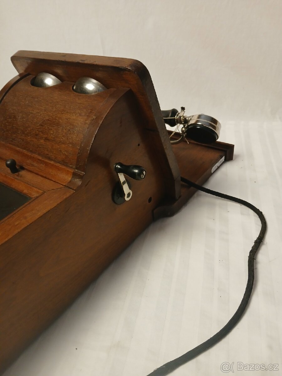 Starožitný nástěnný telefon - 4