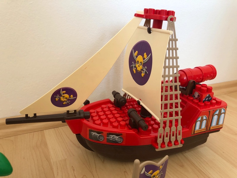 Stavebnice: Abrick Écoiffier - Pirátská loď - 4