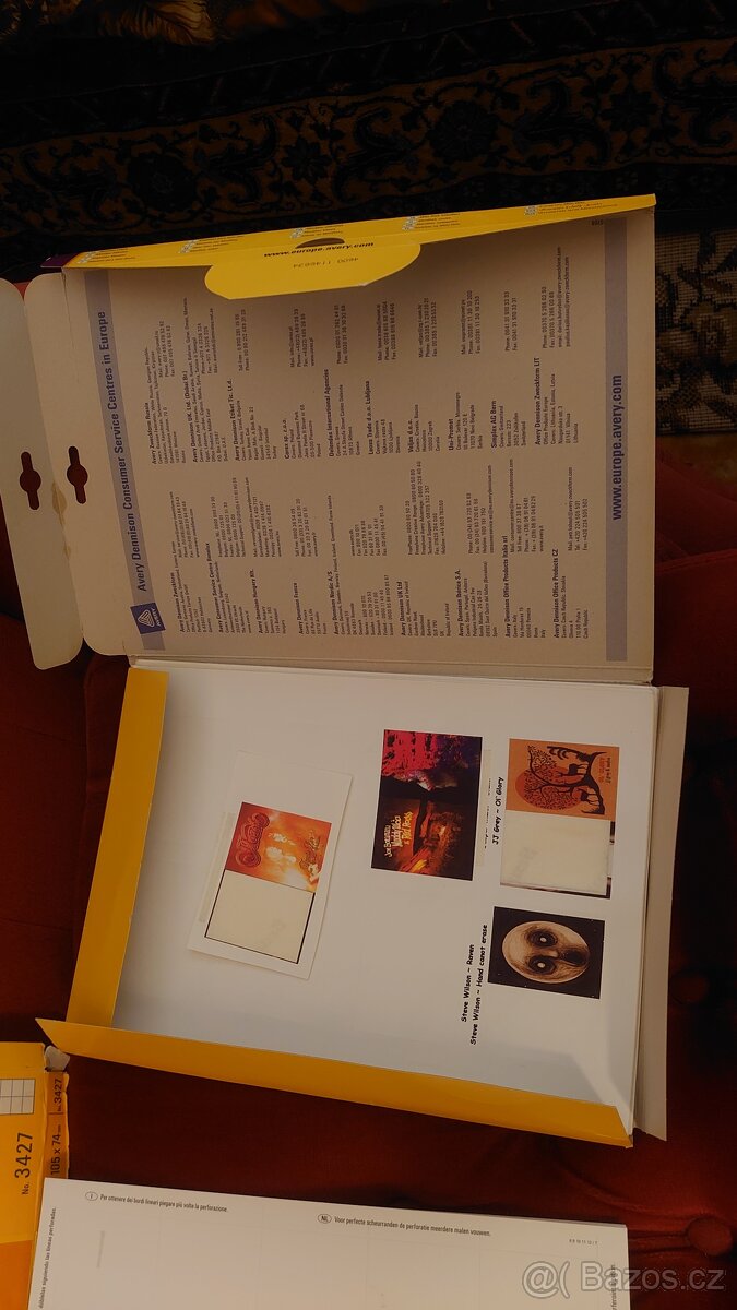 Originál lepiace štítky na Minidisc - 4