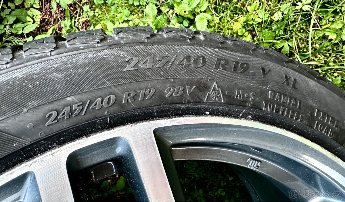 Alu kola 5x112 R19 Zimní pneumatiky - 4
