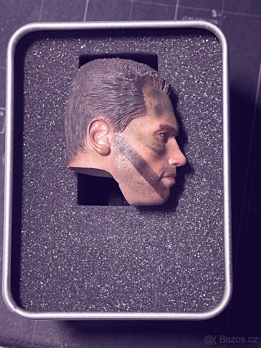 Predator 3x hlava Dutche na figurku 1/6 - A.Schwarzenegger - 4