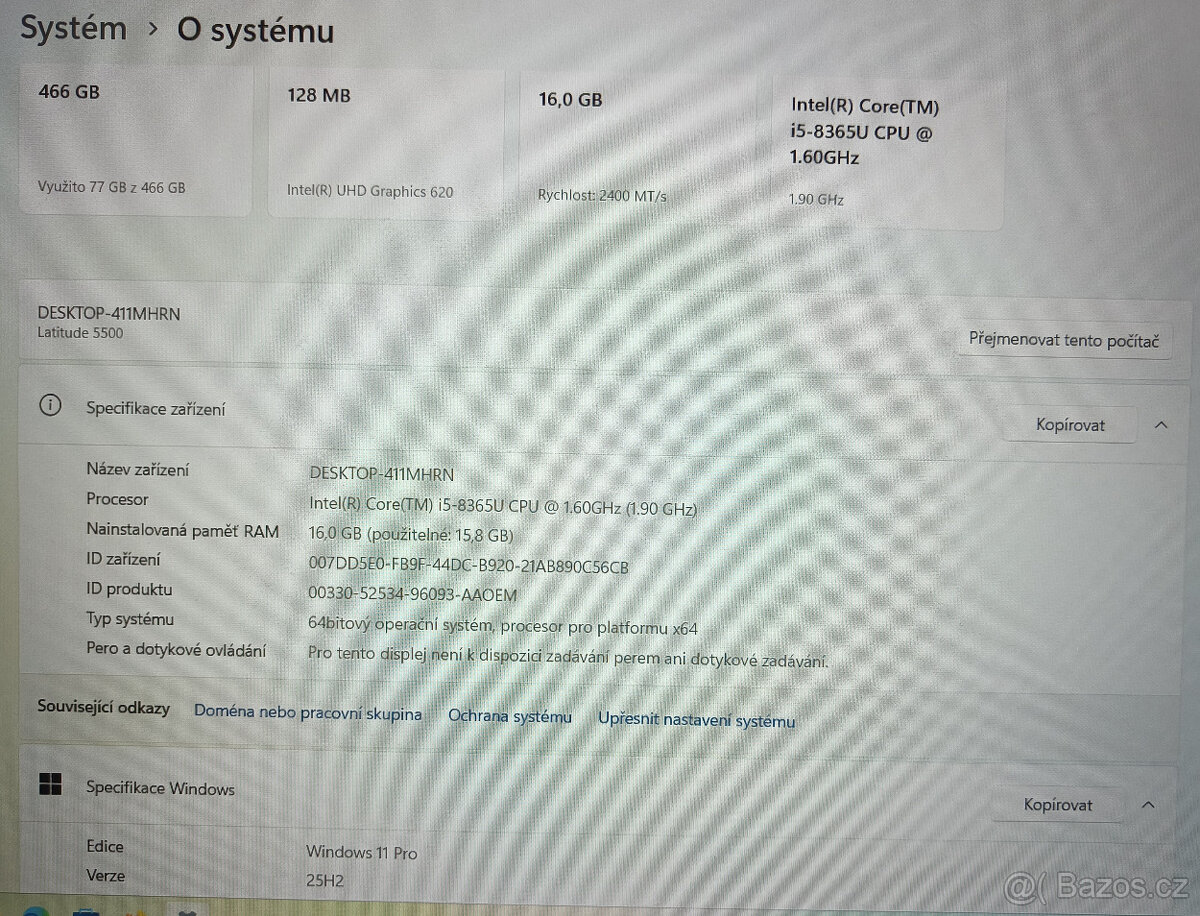 DELL Latitude 5500, i5, 500GB - 4