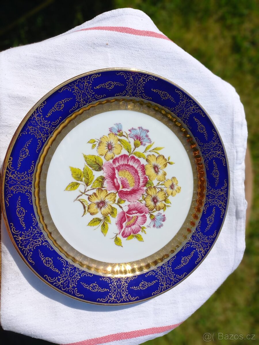 Kobaltový porcelánový talíř EPIAG DF Carlsbad - 4