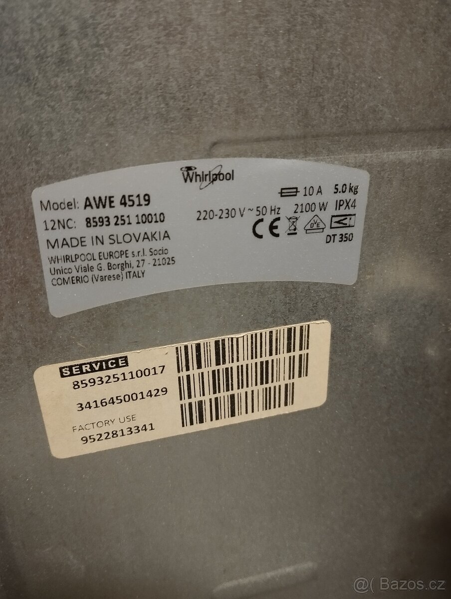 Pračka Whirlpool - 4