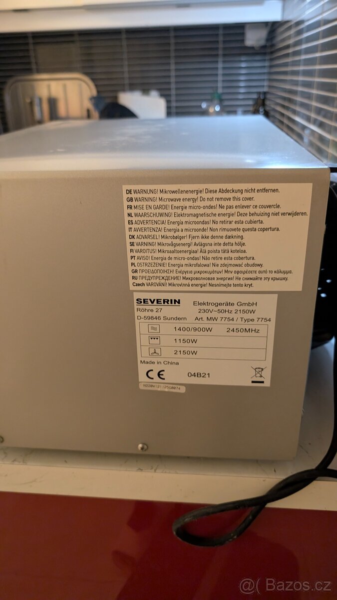 Multifunkční mikrovlnná trouba Severin - 4