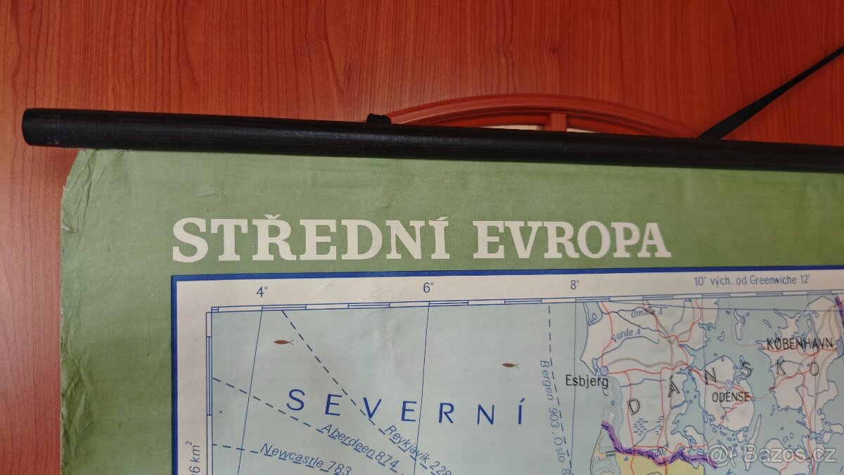 Školní mapa střední Evropy - 4
