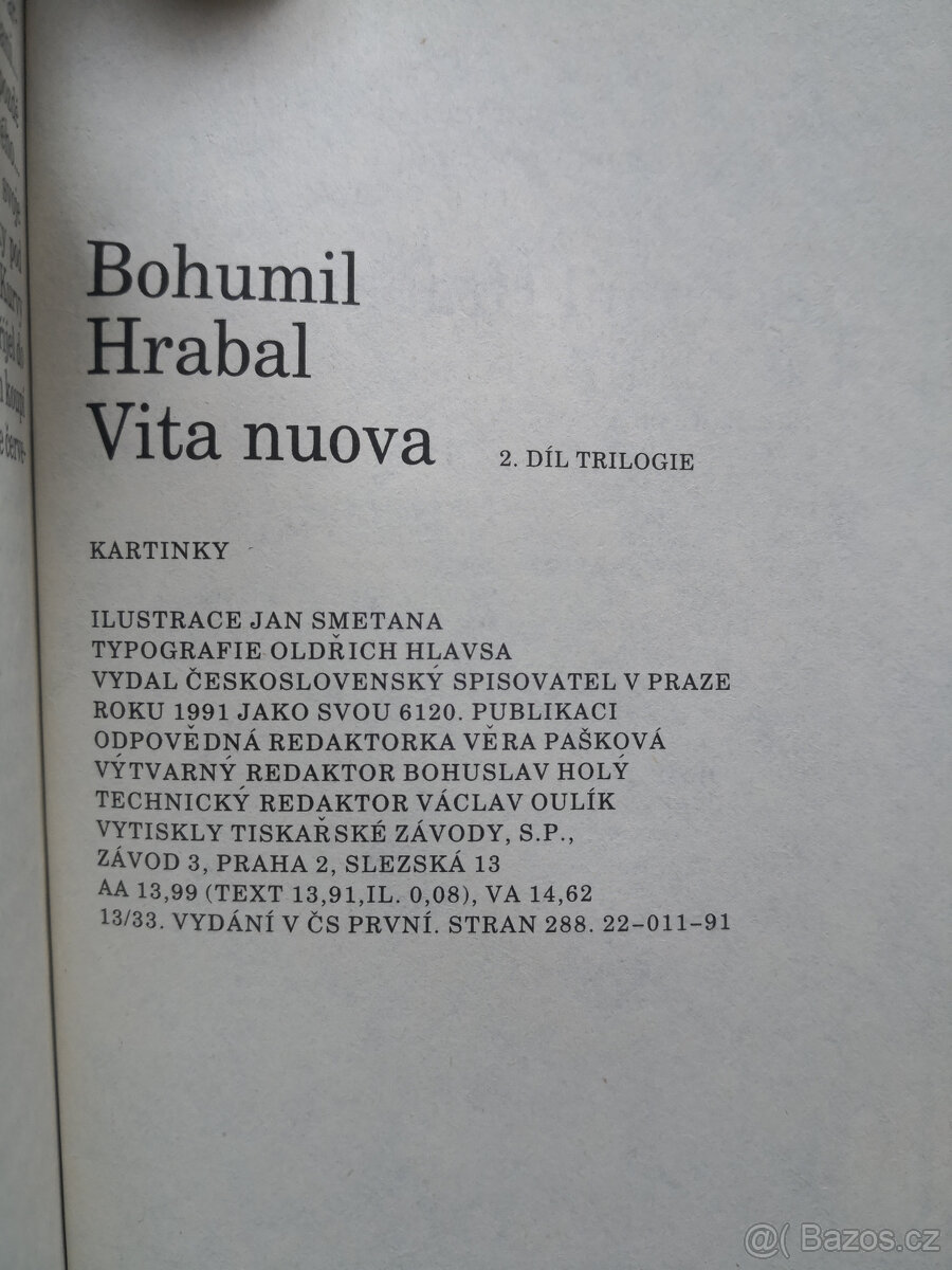 Bohumil Hrabal 3x - 4