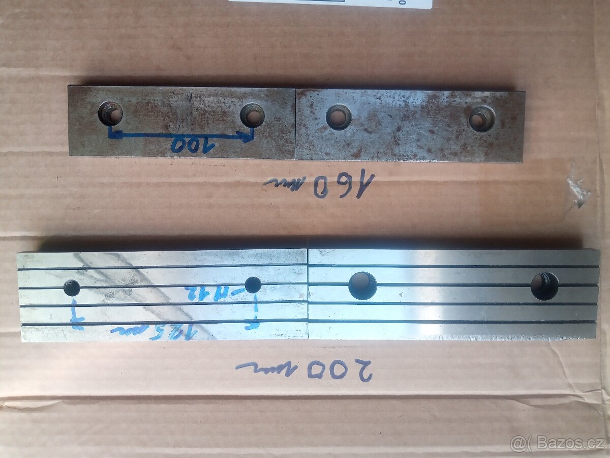 Čelisti strojních svěráků ,kliky - 4