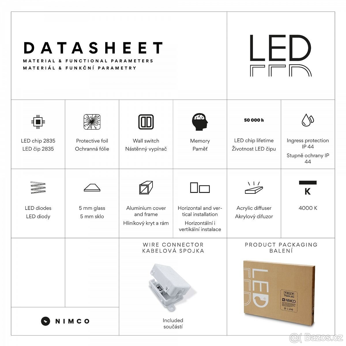 LED ZRCADLO 800x700 s ceoobvodovým svícením - 4
