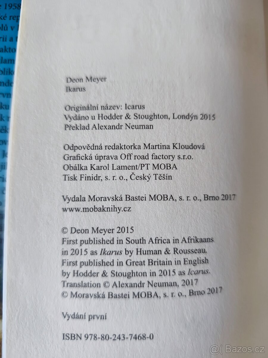 Ikarus - Deon Meyer - 4