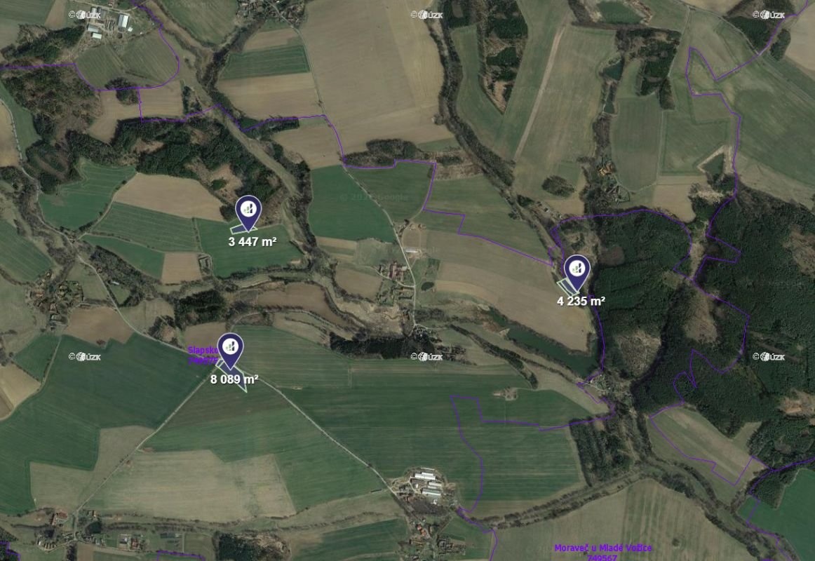 Prodej podílu 5/12 pole 6 571 m², Slapsko - 4