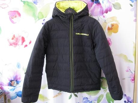 Dětská oboustranná zimní bunda s kapucí Karl L.vel.152 - 4