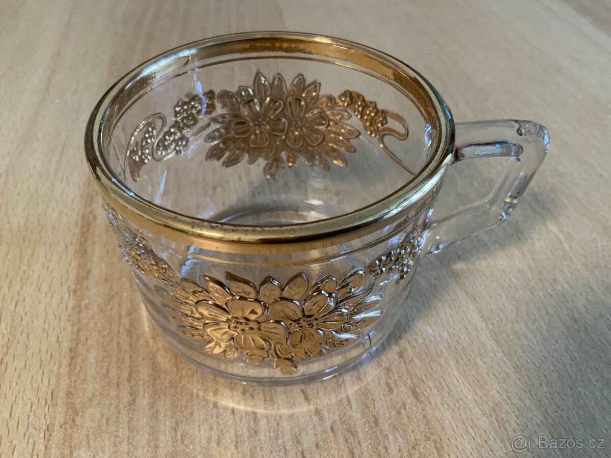 Čajový servis zlacený - 4