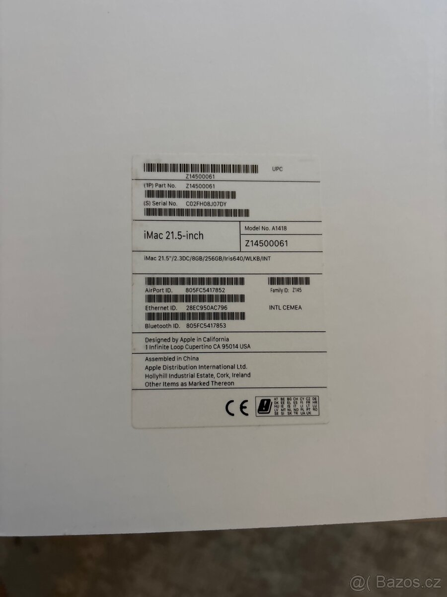 APPLE iMac 21,5” - 4