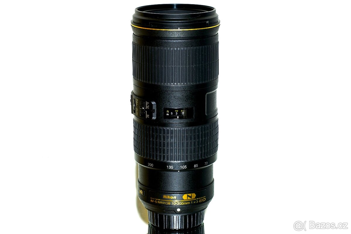 Nikon AF-S 70-200mm F/4 ED VR + UV filtr TOP STAV - 4