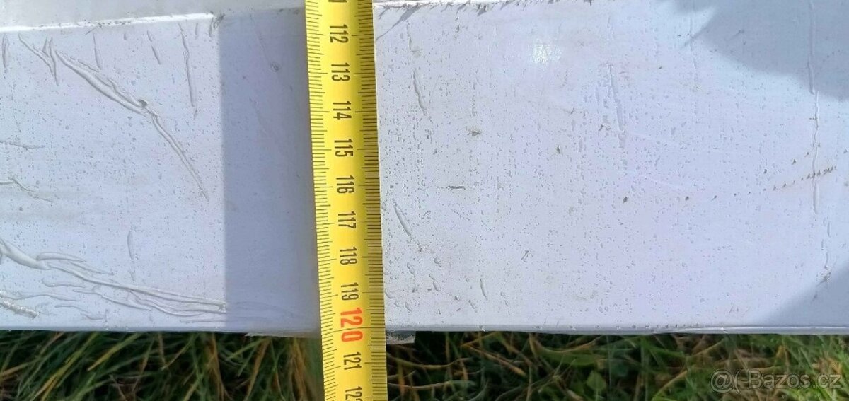 Luxusní dvojumyvadlo Litý mramor š 120x46cm-nové - 4