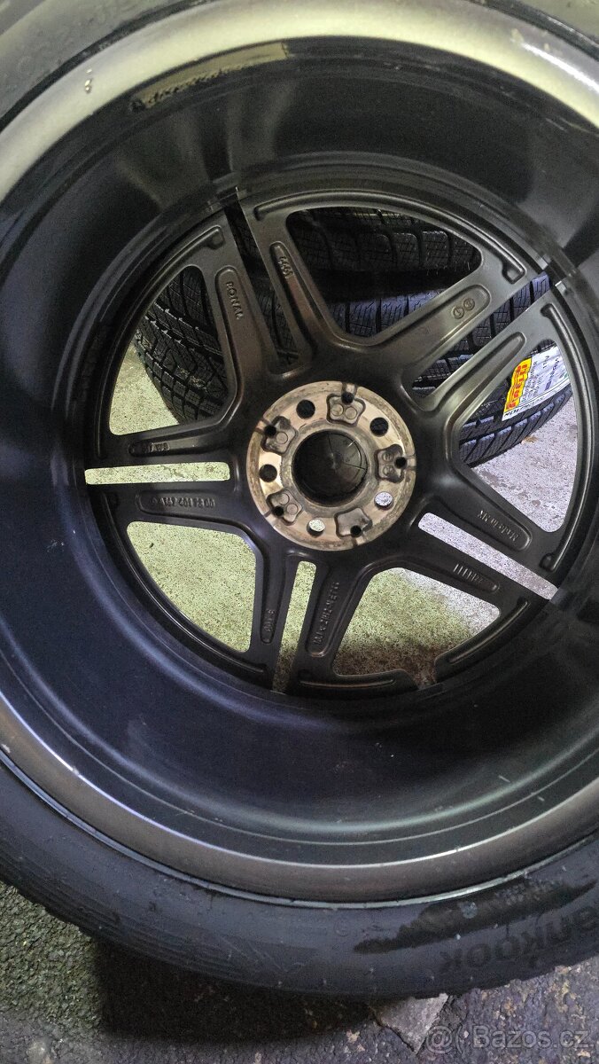 21"original Mercedes Gls W167 s novými zimními pneu Hankook - 4