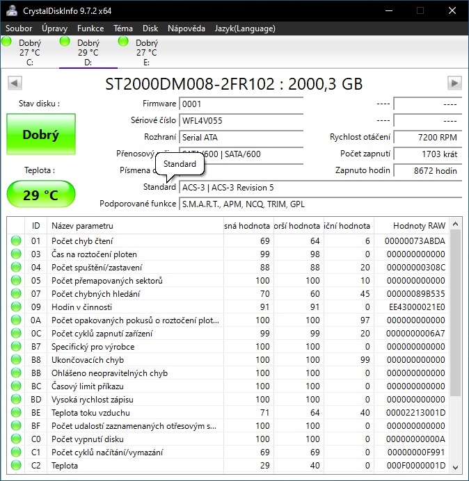 HDD Seagate Barracuda 2 TB - 4