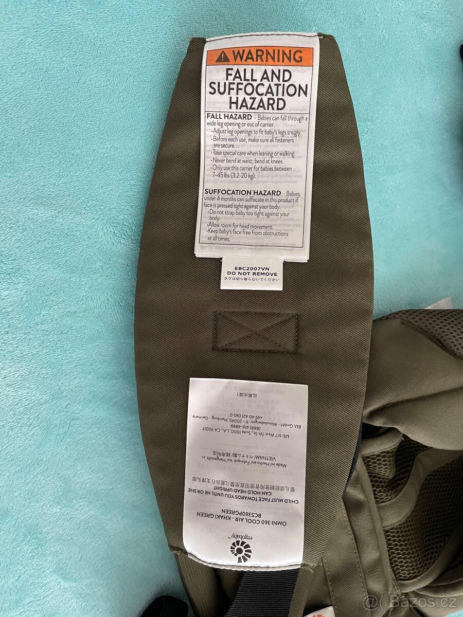 Nosítko ErgoBaby Omni 360 Khaki - 4