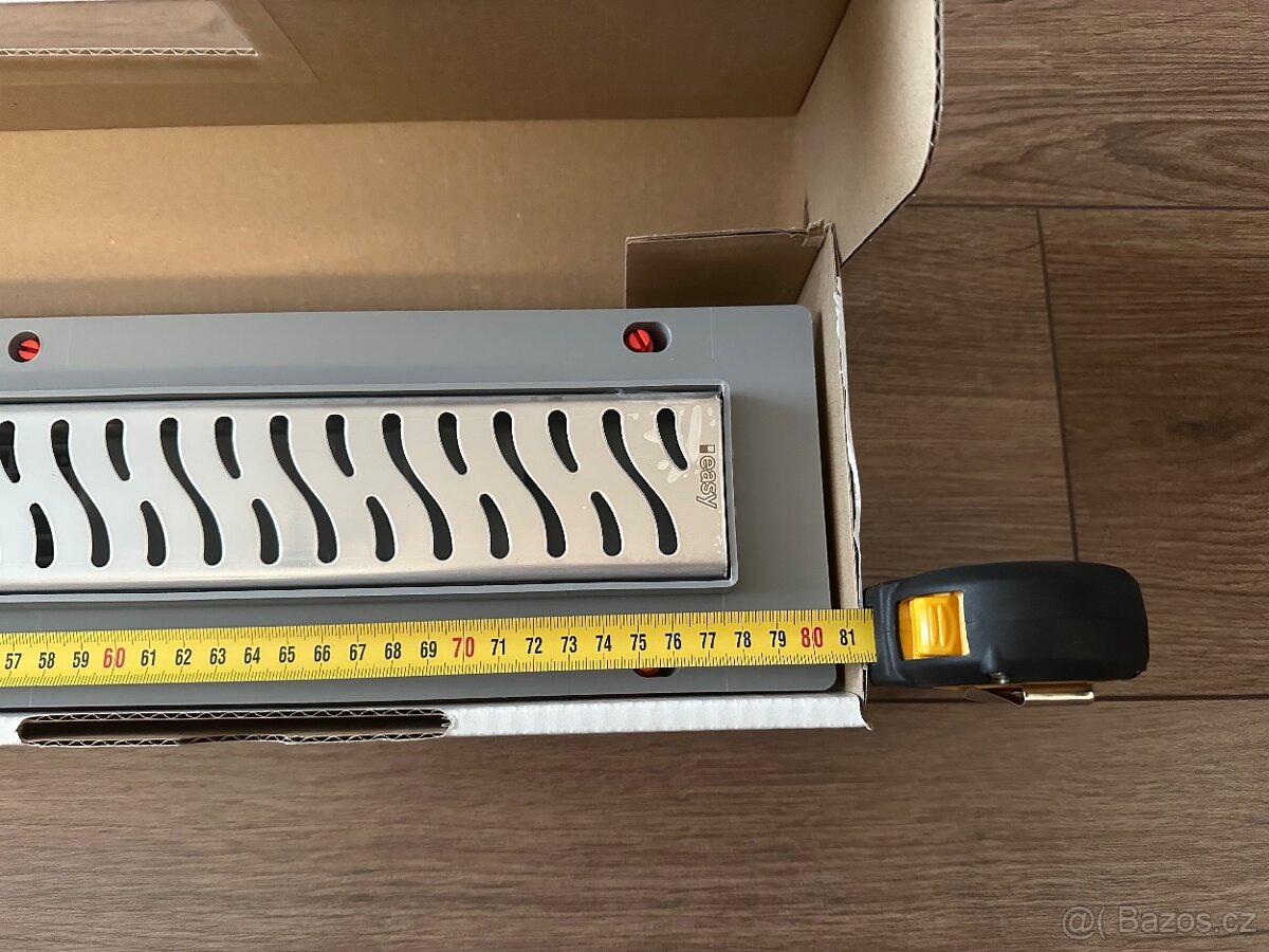 Sprchový žlab EASY 750 mm - nový - 4