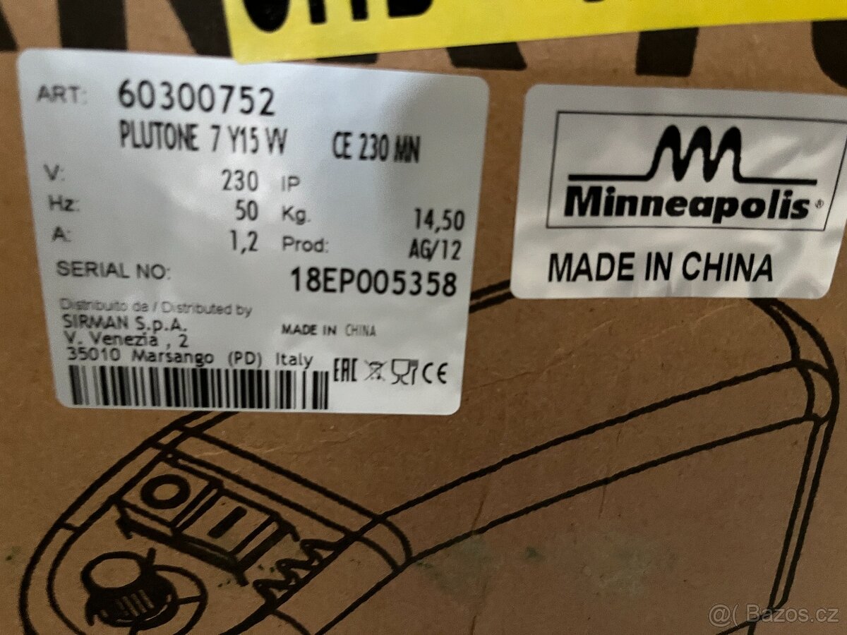 Hnětač, šlehač - Multifunkční robot Sirman Plutone 7L - 4