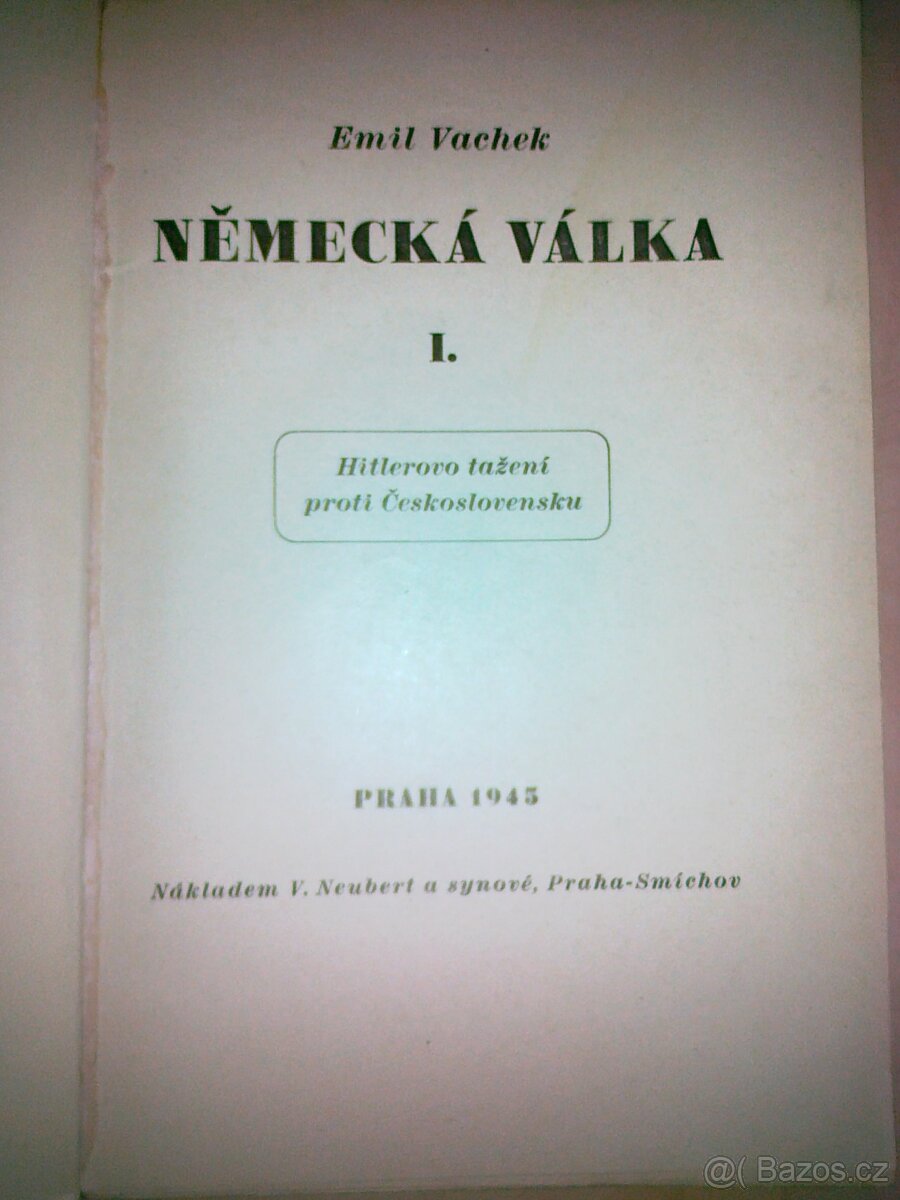 Německá válka - Emil Vachek - 4