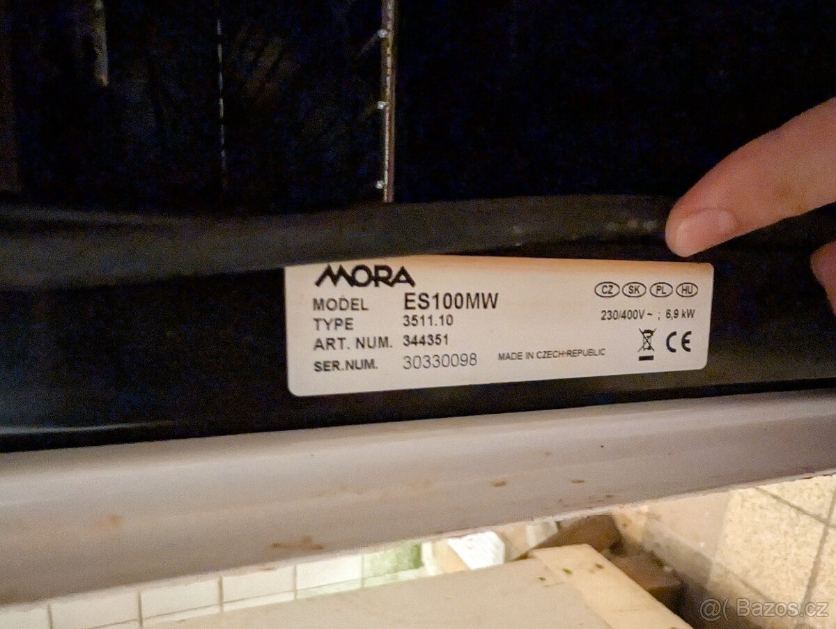 Elektrický sporák Mora ES 100 MW - 4