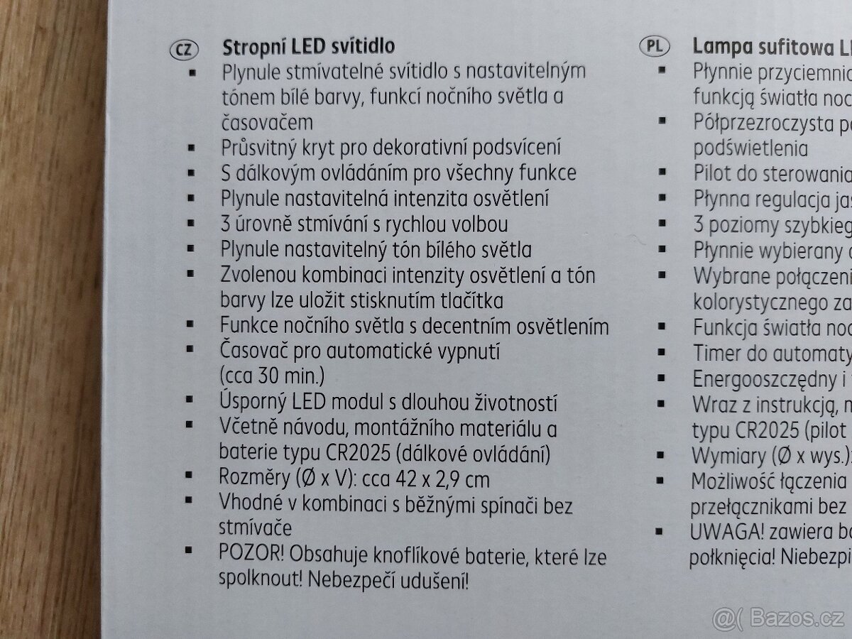 Stropní LED světla 5ks - 4