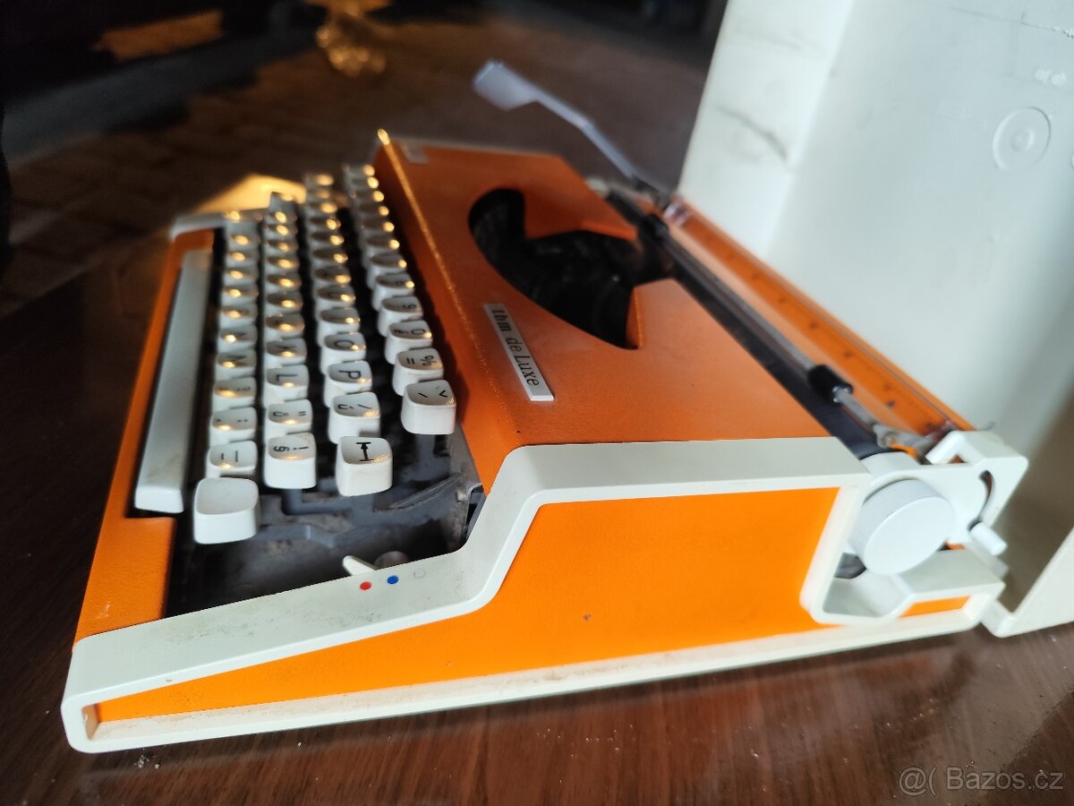 Cestovní retro psací stroj Optima - 4