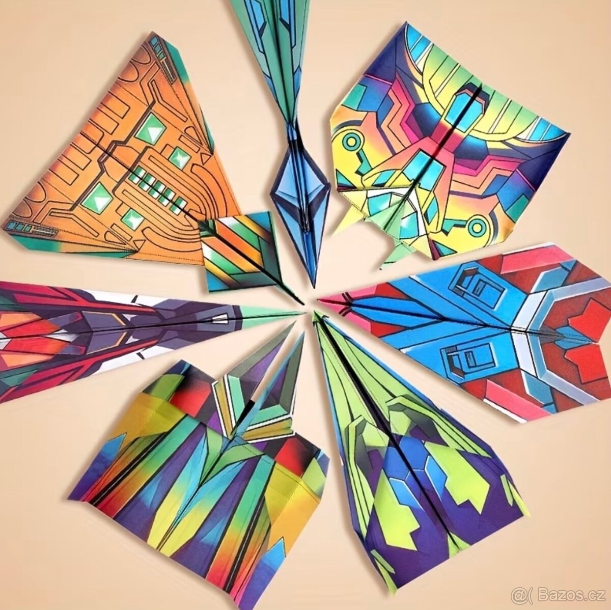 20ks origami skladacka letadla - 4