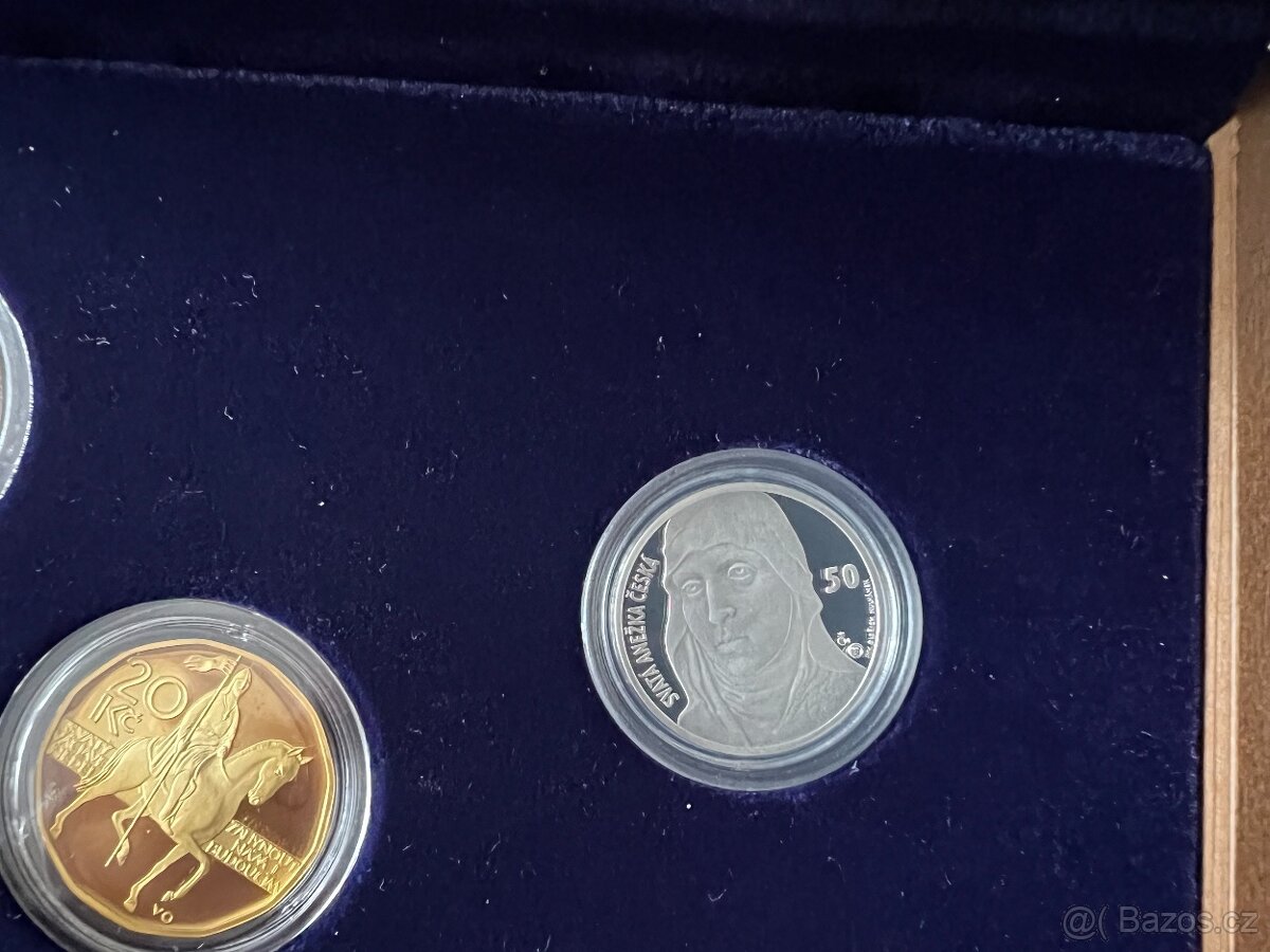 Sada oběžných mincí 2016 proof - dřevěná etue - 4