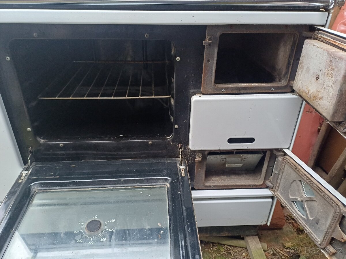 Sporak na tuha paliva moravia 9100 s výměníkem - 4