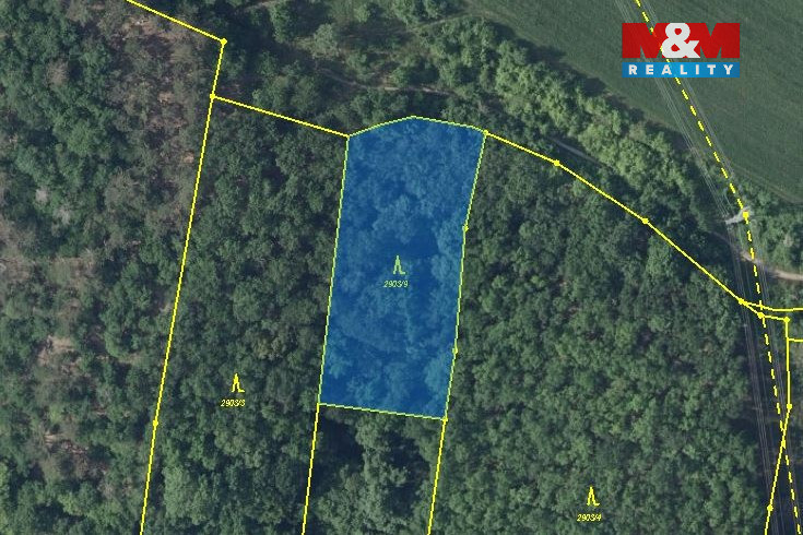 Prodej lesa, 7458m², Bílina - 4