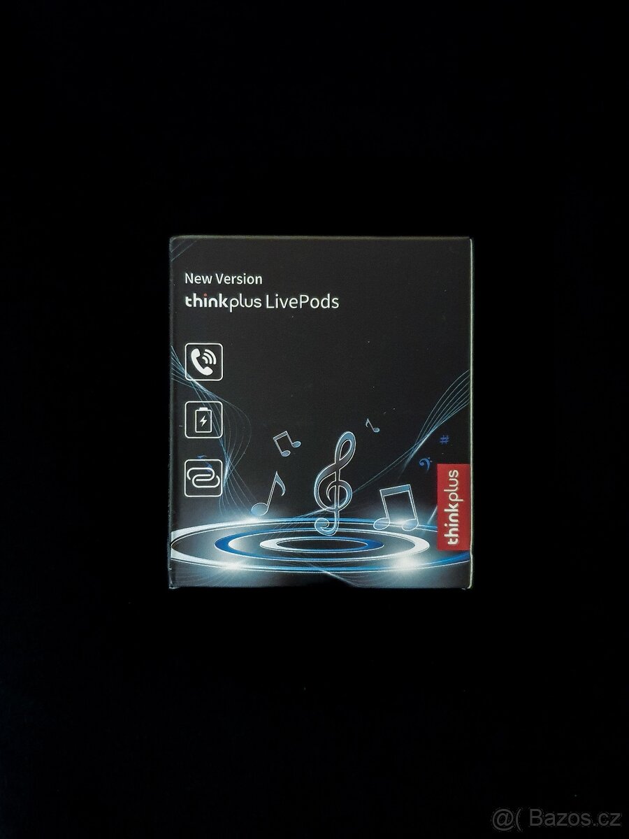 Bezdrátová sluchátka Lenovo- bílá - Nová - 4