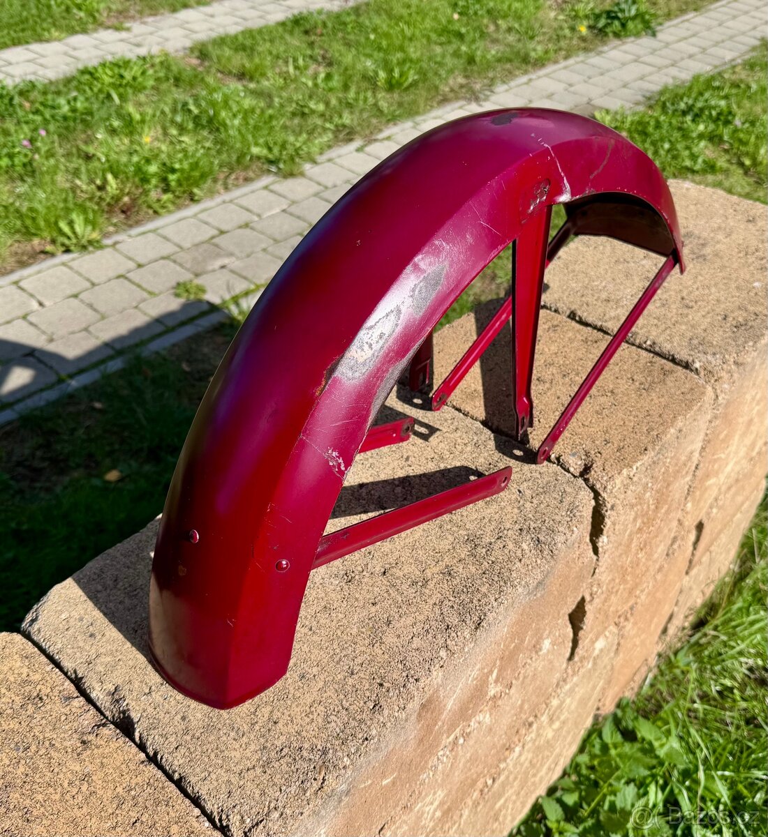 Jawa 350, CZ - přední blatník - 4