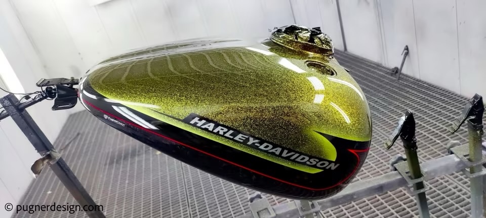 Harley-Davidson Road King – CVO Paint Set – HardCandy Yellow - 4