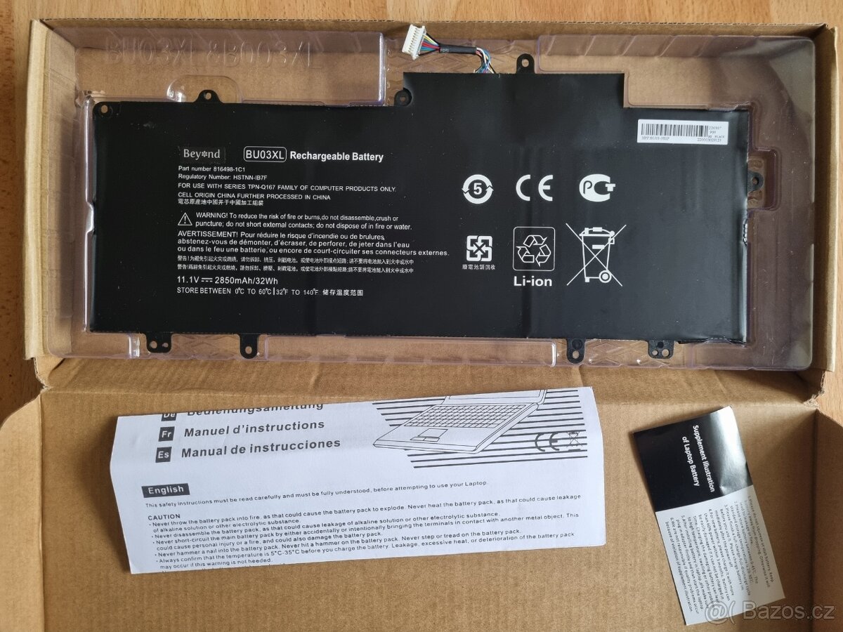 Baterie HP BU03XL Chromebook 14 G4 - 4