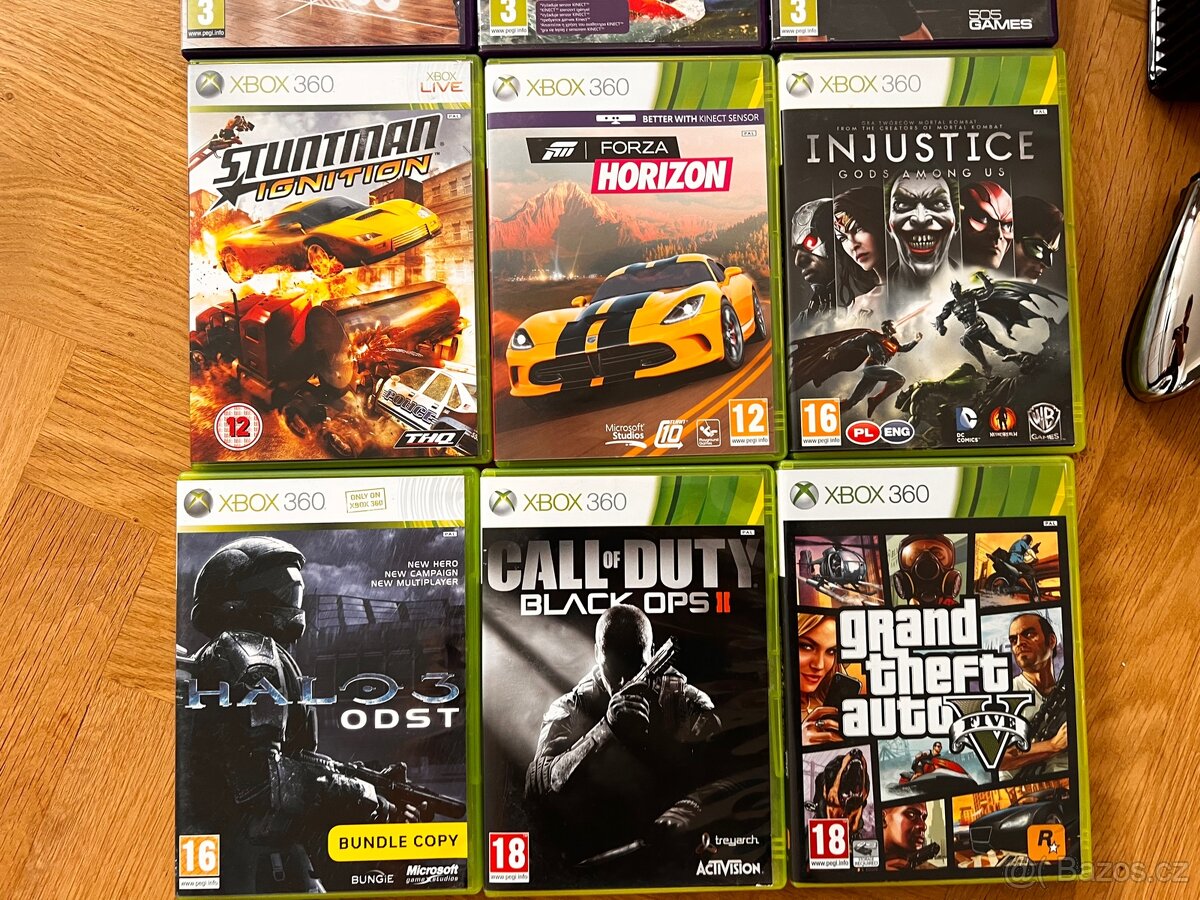 Herní konzole Xbox 360 + Kinect + 2 ovladače +hry - 4