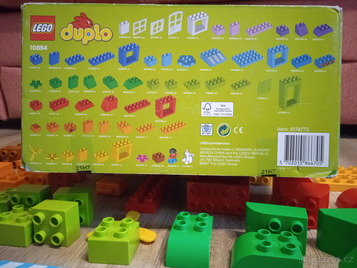 lego Duplo 10854 - Creative box 120 dílků - 4