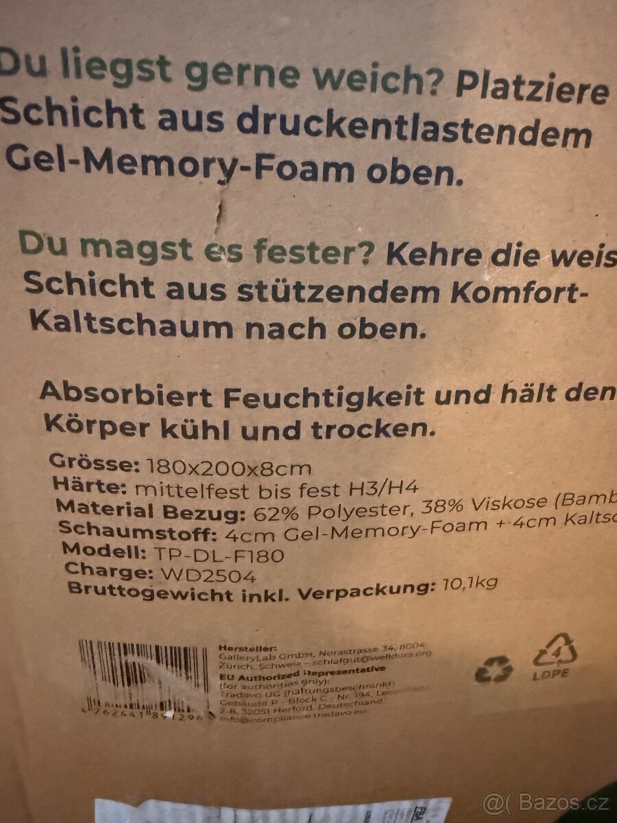 Matrace 180-200 cm - 4