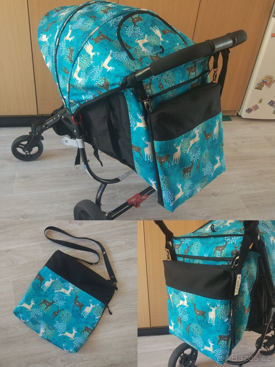 Taška na kočárek , šití na zakázku - 4
