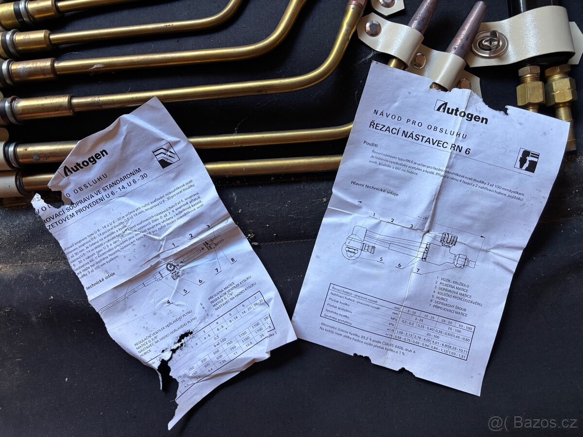 Sada hořáku+řezák autogen(nepoužité) - 4
