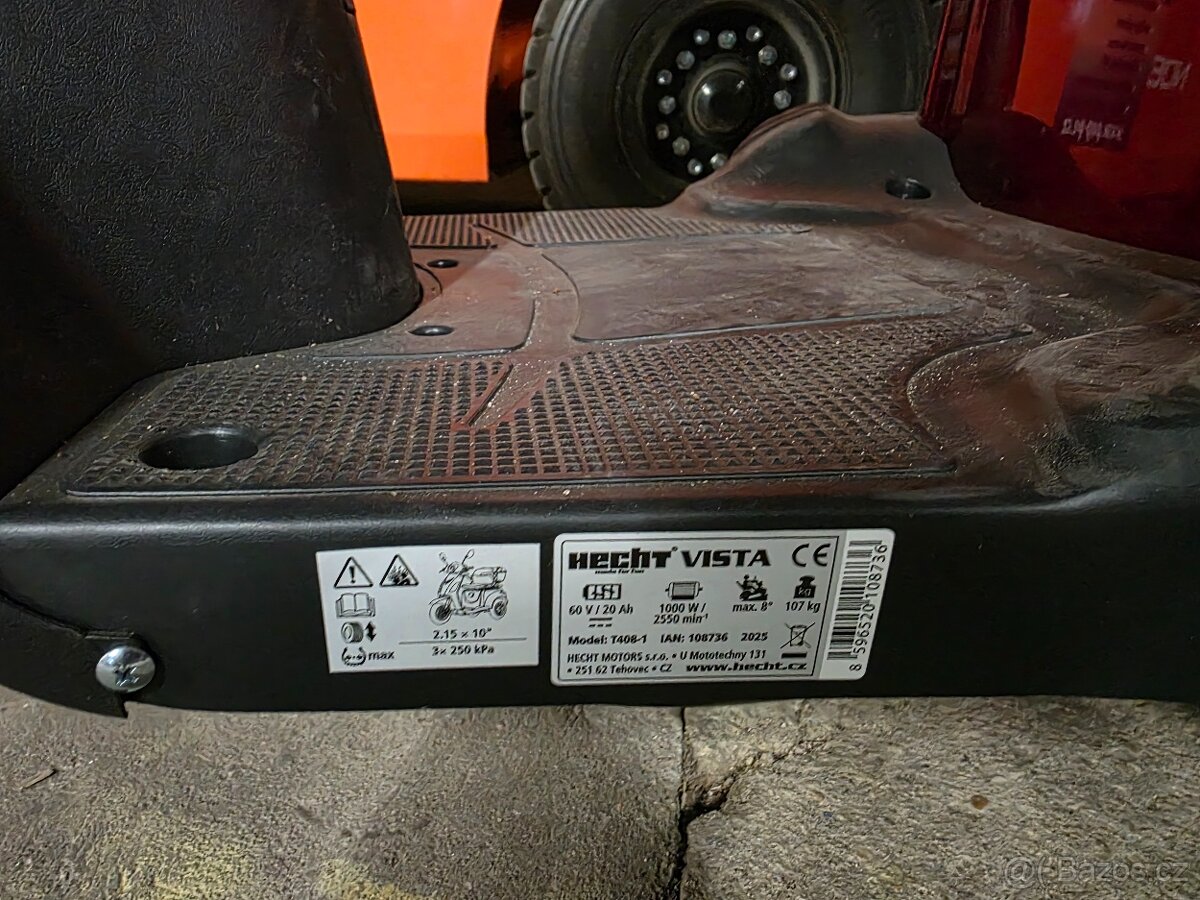 Elektrická tříkolka Hecht VISTA 1000W - nevhodný dárek - 4