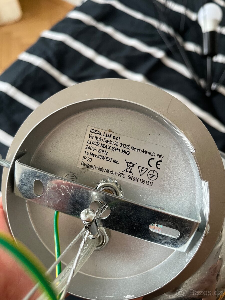 Lustr velká žárovka - 4