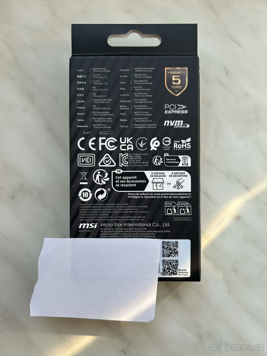 MSI Spatium M470 Pro 2TB - 4