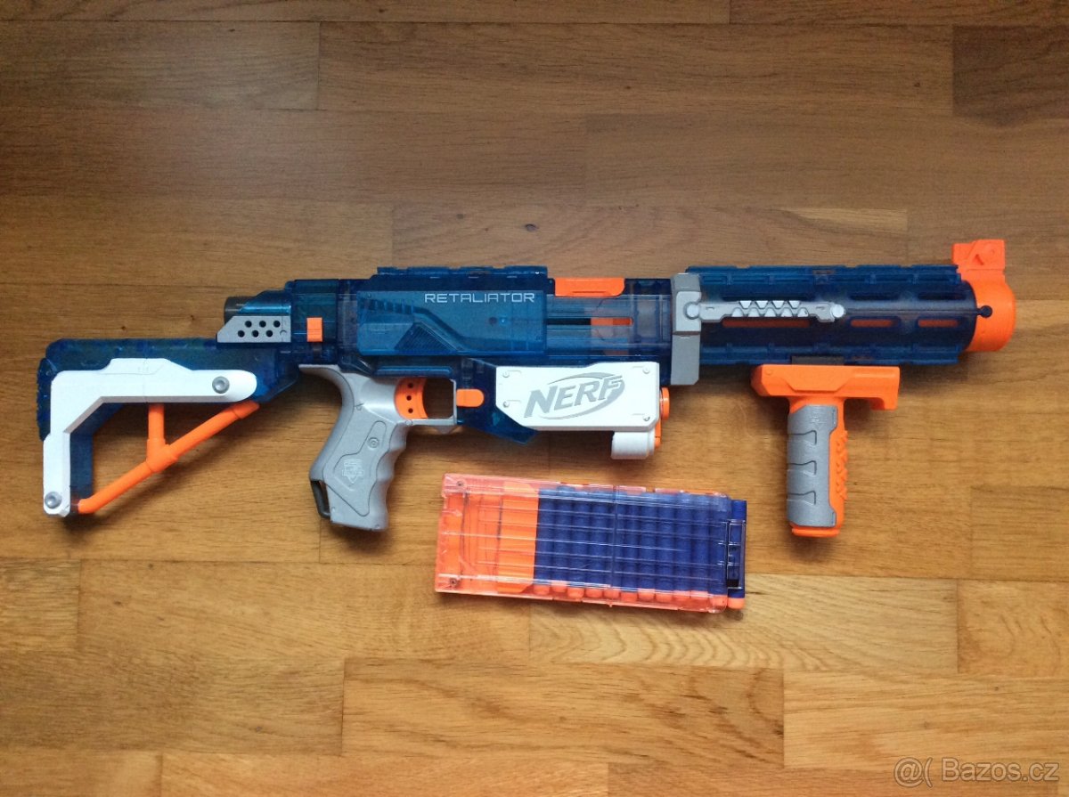 Nerf N strike elite retaliator, šipky, zásobník - 4