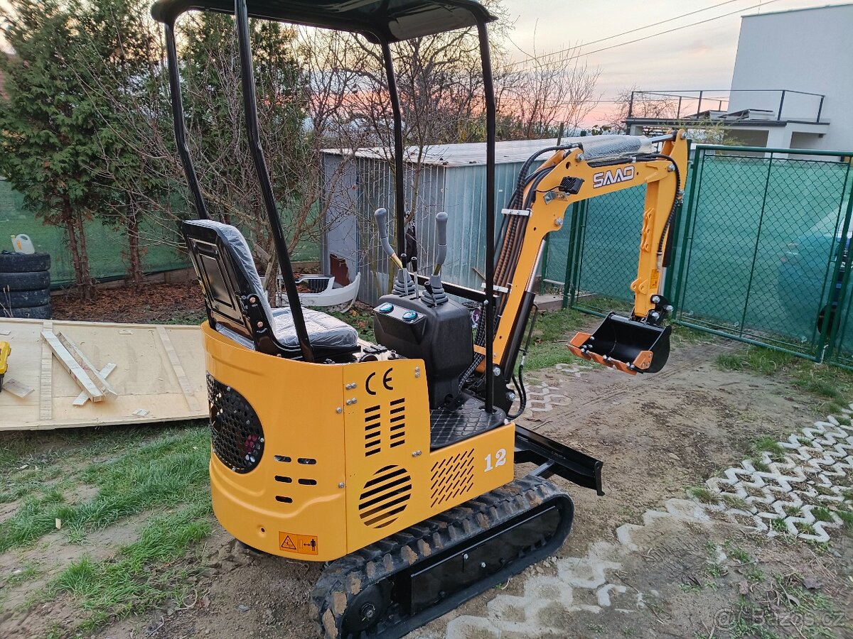 Minibagr, rypadlo 1.2T - 4