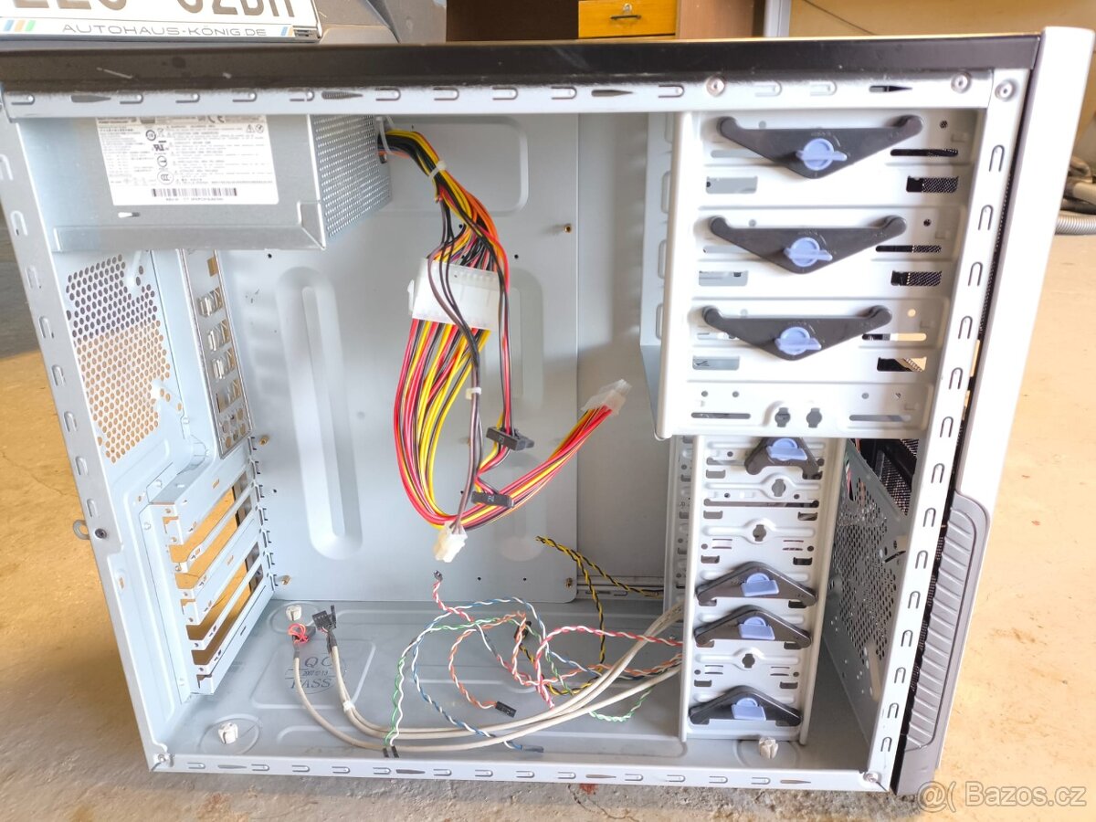 CoolerMaster Elite 333 Black-Silver PC skříň Case ATX zdroj - 4