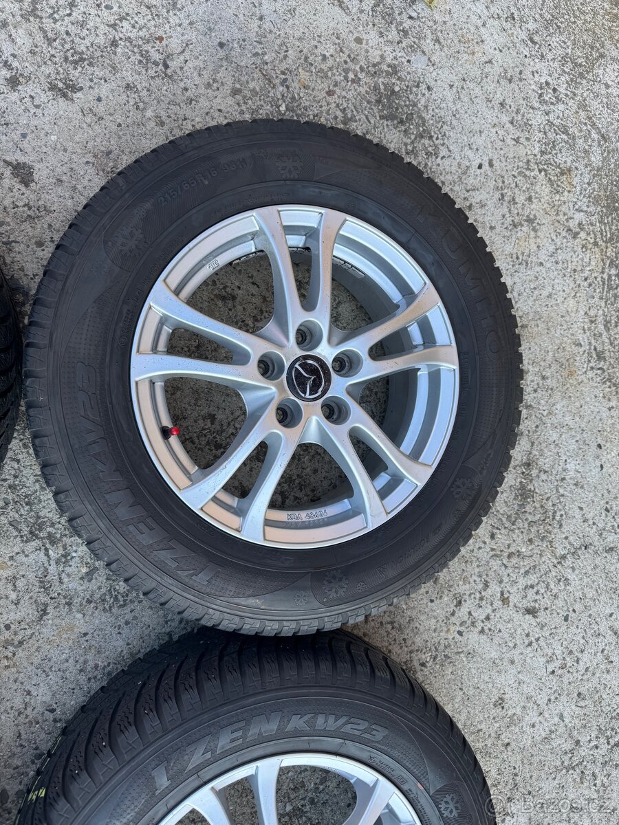 Alu kola se zimní pneu 5x114,3 , 215/65R16 - 4